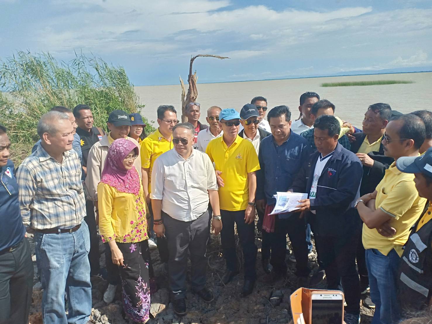 ว่าที่ รมว.ท่องเที่ยวฯ เข้าพื้นที่ จ.สงขลา ตรวจแนวสร้างสะพานเชื่อมเกาะใหญ่-แหลมจองถนน