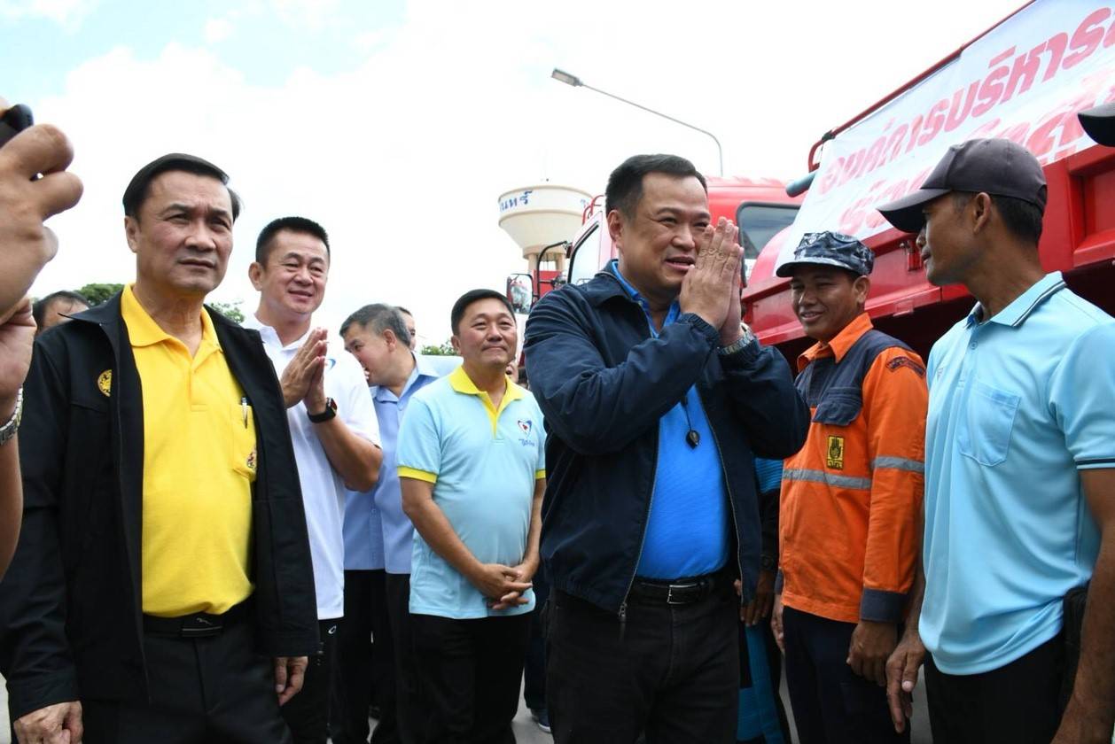 “อนุทิน” ควง “ทรงศักดิ์” บินด่วน เร่งกู้วิกฤตขาดน้ำ รพ.สุรินทร์ ก่อนรายงาน ครม.