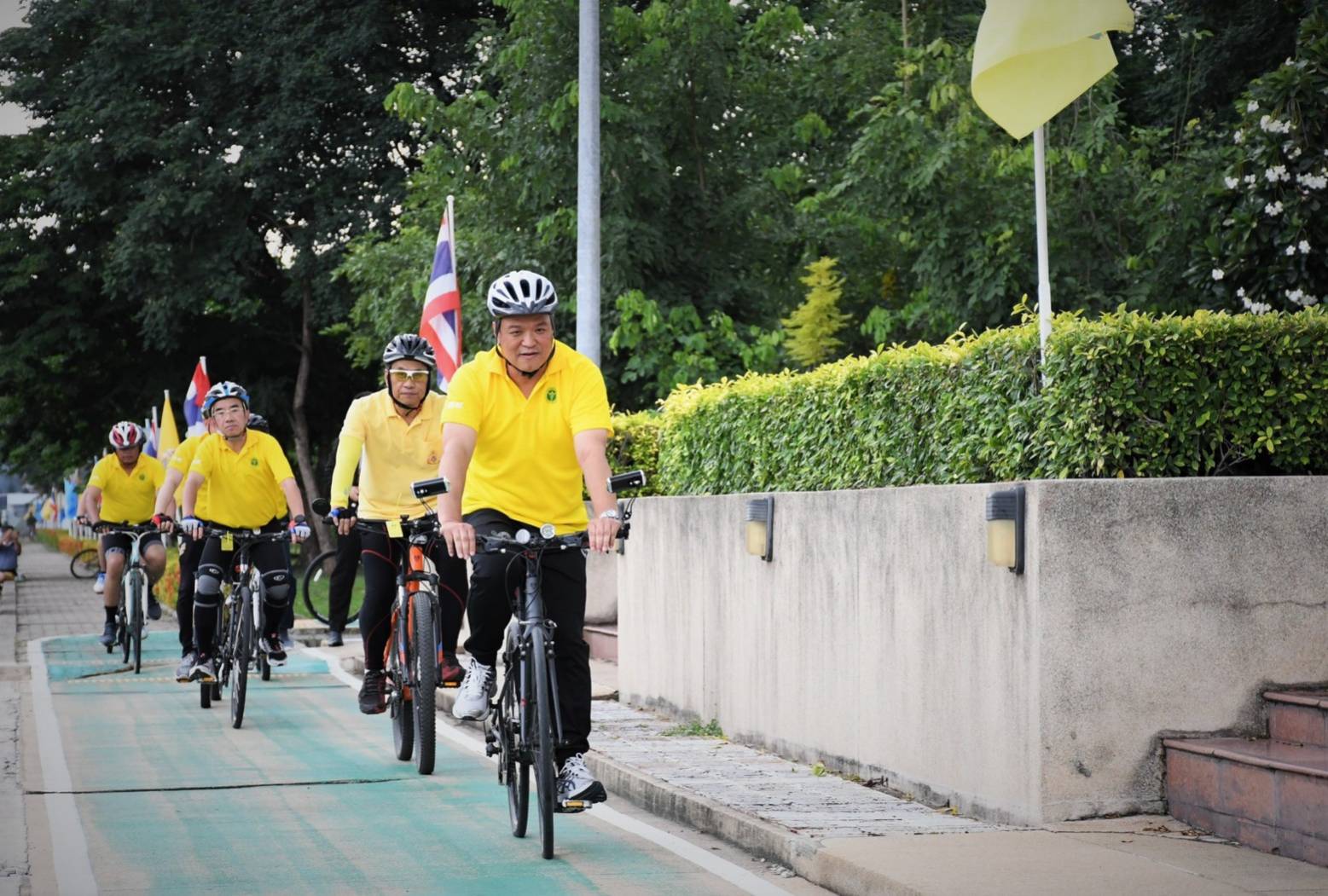 สธ. รวมพลังปั่นจักรยานสร้างสุขภาพ ป้องกันโรค เฉลิมพระเกียรติ เนื่องในโอกาสมหามงคลพระราชพิธีบรมราชาภิเษก