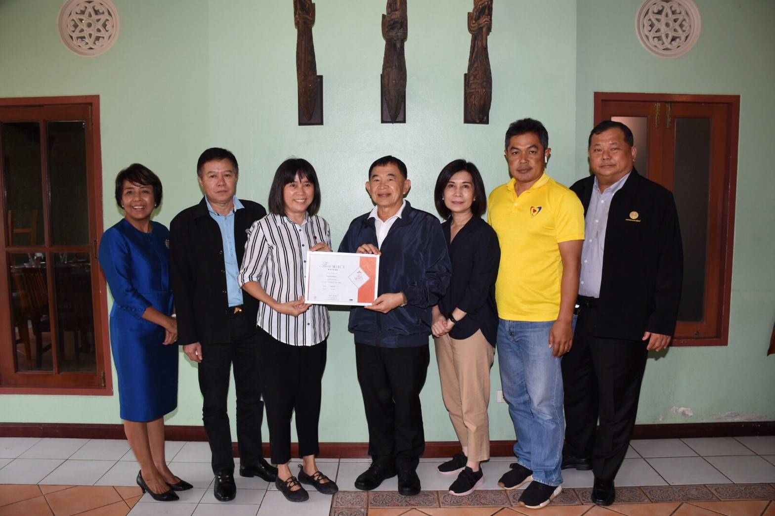 'วีรศักดิ์'มอบตรา Thai SELECT ยกระดับร้่านอาหารไทยภาคใต้