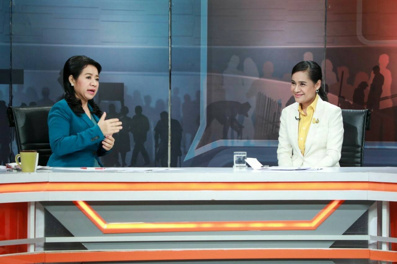 "ครูพี่โอ๊ะ" ร่วมรายการสถานีประชาชน เพื่อบอกเล่าถึงโครงการ "จิตอาสา พาเด็กเร่ร่อนกลับเข้าระบบการศึกษา"