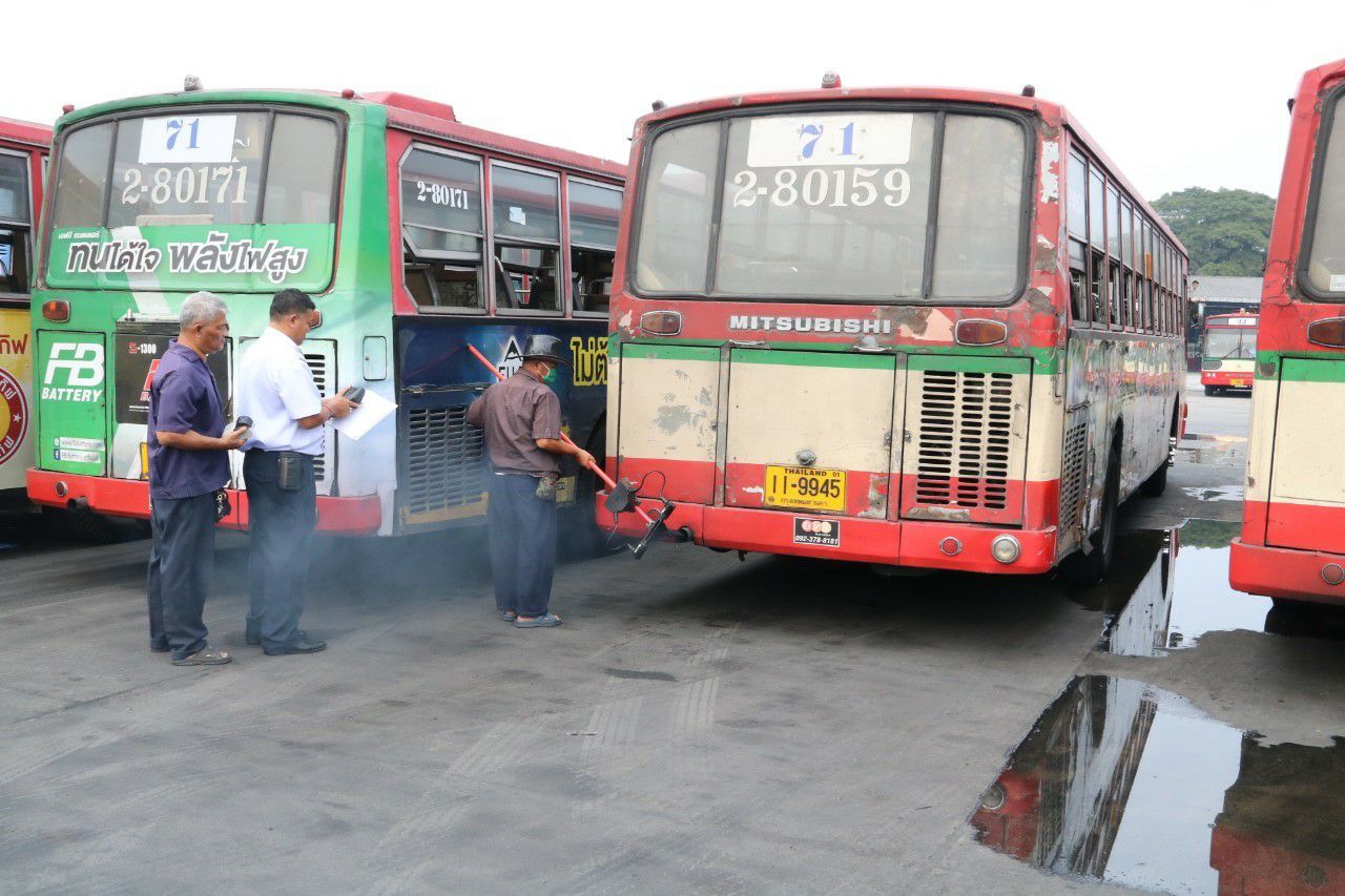 ขสมก. เร่งดำเนินมาตรการ แก้ไขปัญหาฝุ่นละอองขนาดเล็ก (PM 2.5) ในรถโดยสารประจำทาง