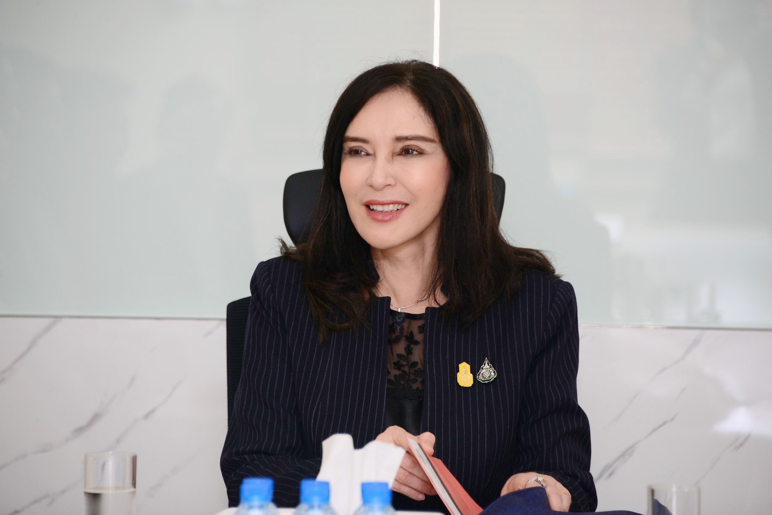 "มนัญญา" รมช.เกษตรฯ รับฟังปัญหาและหารือ ร่วมกับสหกรณ์โคนมมวกเหล็ก