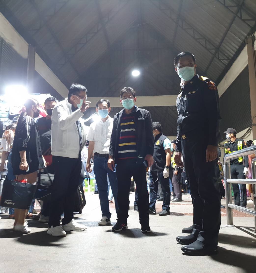 กรมการขนส่งทางบก รุดหน้าลงพื้นที่ตรวจสอบการดำเนินการคัดกรองผู้โดยสารที่สถานีขนส่งผู้โดยสารกรุงเทพฯ