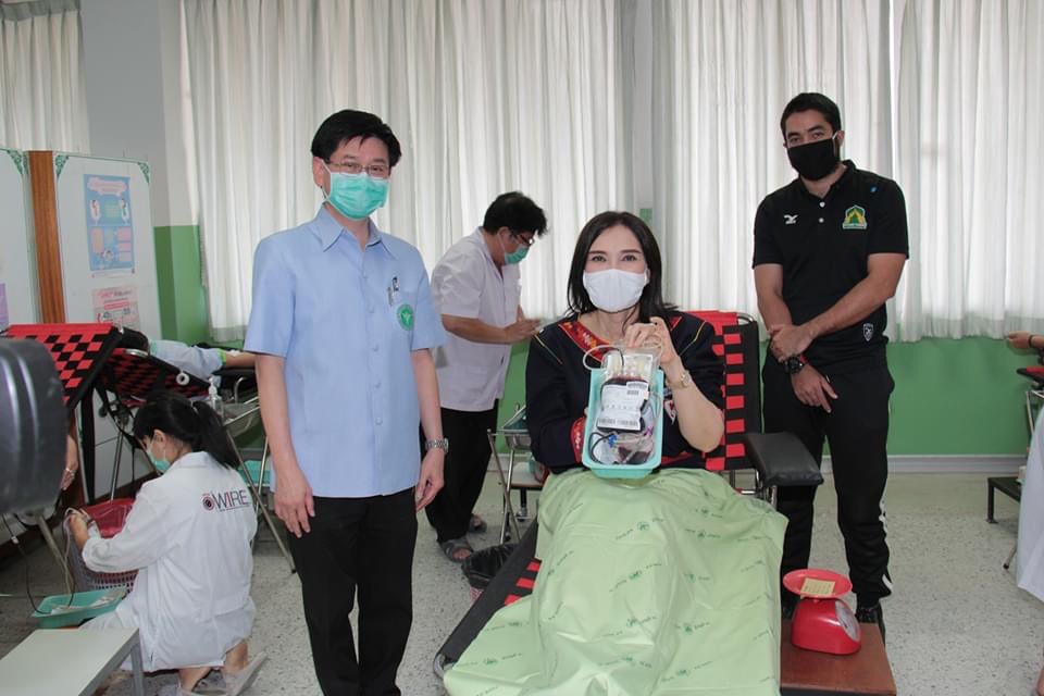 "รมช.มนัญญา" เชิญชวนพี่น้องประชาชน ร่วมบริจาคโลหิตได้ที่โรงพยาบาลทุกจังหวัด