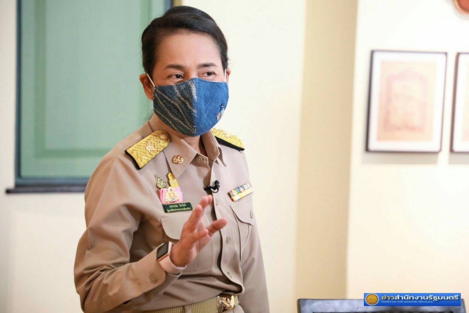 "กนกวรรณ" รมช.ศึกษาธิการ มอบความรู้ถึงหน้าจอ “โรงเรียนหยุด-ความรู้ไม่หยุด”