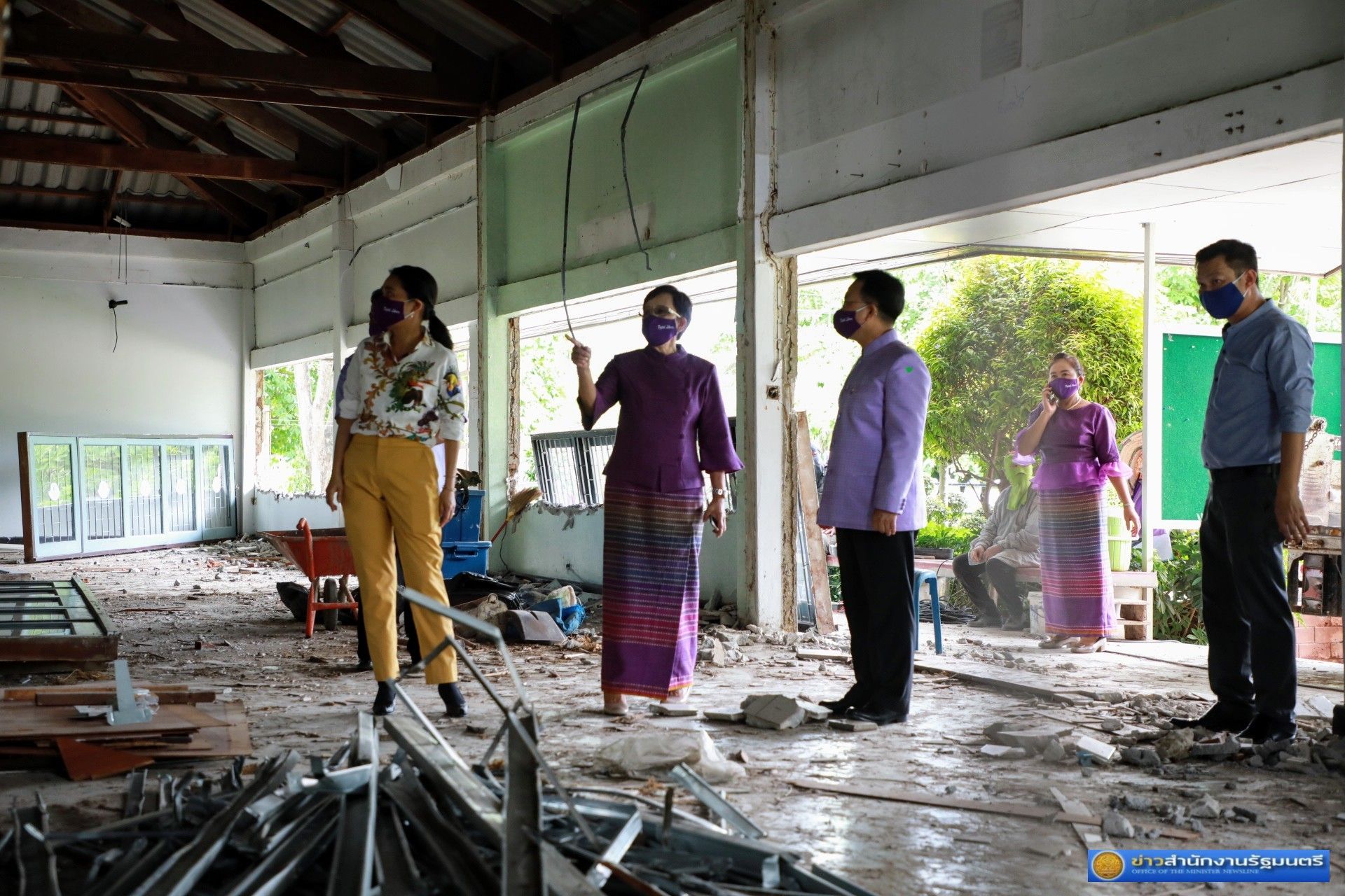 ‘ครูพี่โอ๊ะ’ เยี่ยมให้กำลังใจ กศน.จังหวัดราชบุรี ปรับปรุงอาคารสำนักงานใหม่