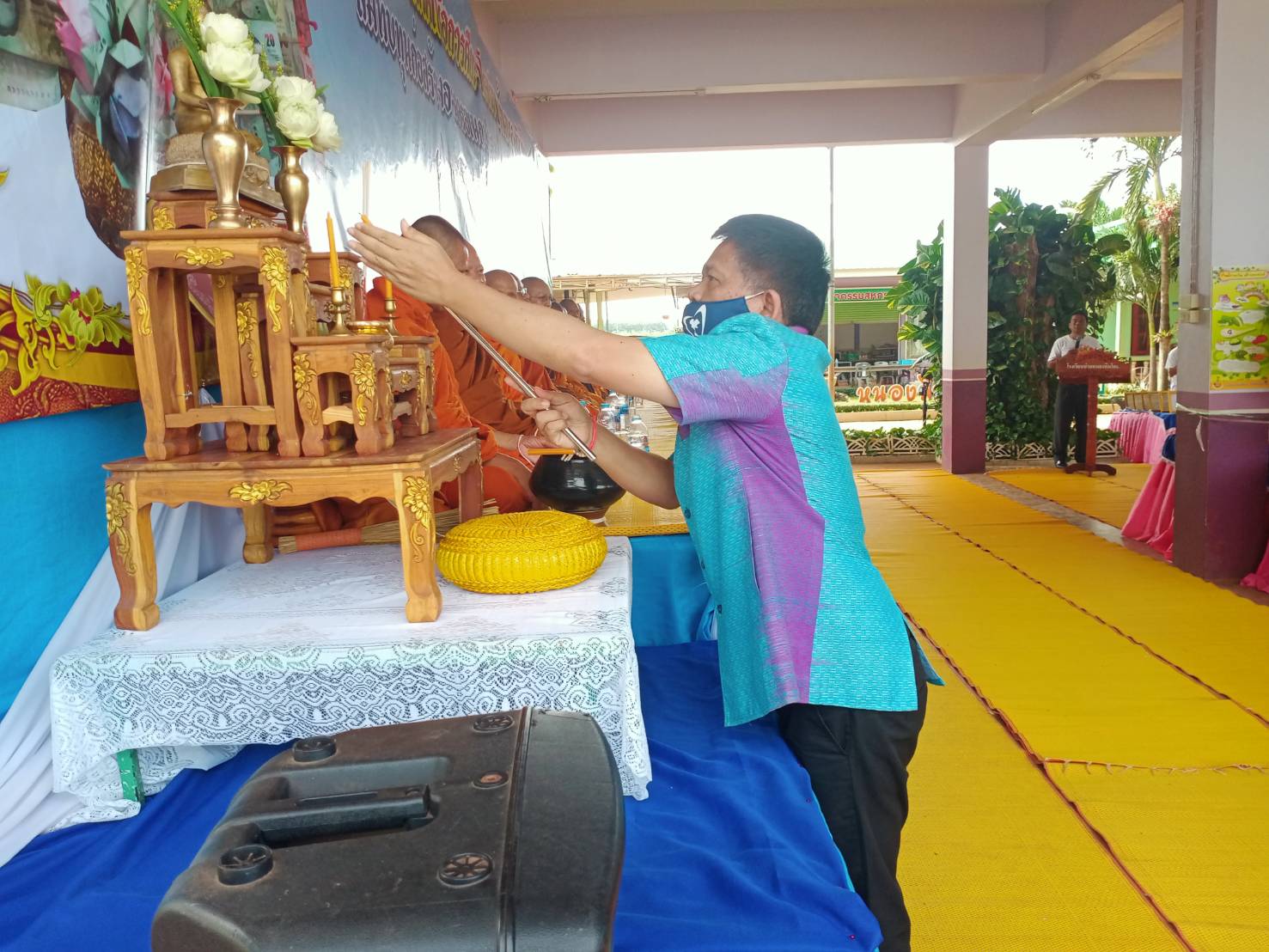 ‘ส.ส.พรชัย’ เป็นประธานในพิธีทอดผ้าป่าเพื่อการศึกษา ณ โรงเรียนบ้านหนองหินโคนต.สระว่านพระยา อ.ครบุรี จ.นครราชสีมา