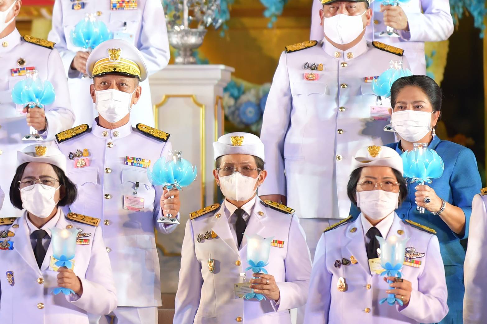 พิธีจุดเทียนถวายพระพรชัยมงคล​ เนื่อง​ในโอกาสวันเฉลิมพระชนมพรรษาสมเด็จพระนางเจ้าสิริกิติ์ พระ​บรม​ราชินีนาถ​ พระบรมราชชนนีพันปีหลวง 12 สิงหาคม​ 2563​