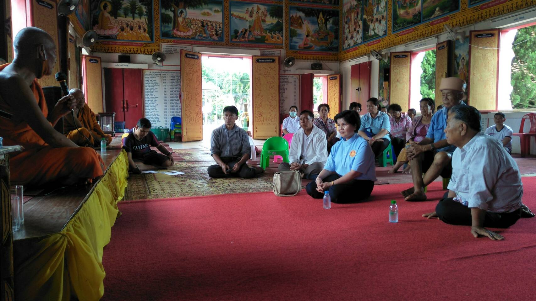 "ส.ส.ศรีนวล" พร้อมทีมงานร่วมประชุมร่วมเจ้าคณะอำเภอแม่วาง เพื่อดำเนินการก่อสร้างพระธาตุ 9 ยอด ณ วัดสบวิน ต.แม่วิน อ.แม่วาง จ.เชียงใหม่