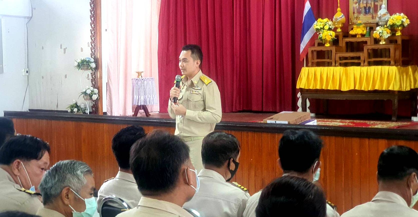 "กฤติเดช" ส.ส.แพร่ เขต 2 ร่วมงานวันกำนันผู้ใหญ่บ้าน พร้อมทั้งพบปะพูดคุย และให้กำลังใจในการทำงาน