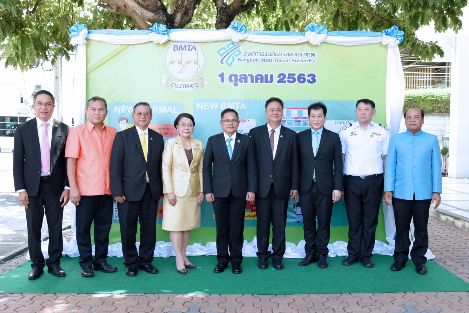 นายวิรัช พิมพะนิตย์ ที่ปรึกษารัฐมนตรีว่าการกระทรวงคมนาคม เป็นประธานในพิธีสงฆ์เนื่องในโอกาสวันคล้ายวันก่อตั้งองค์การขนส่งมวลชนกรุงเทพ ครบรอบ 44 ปี