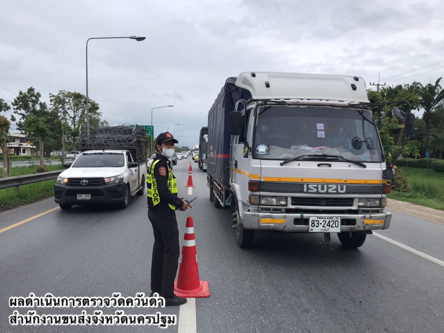 กรมการขนส่งทางบก ตรวจควันดำรถบรรทุกและรถโดยสารต่อเนื่องทั่วประเทศ มุ่งป้องกันและแก้ไขปัญหา PM2.5 ตามข้อสั่งการ รมว.คมนาคม