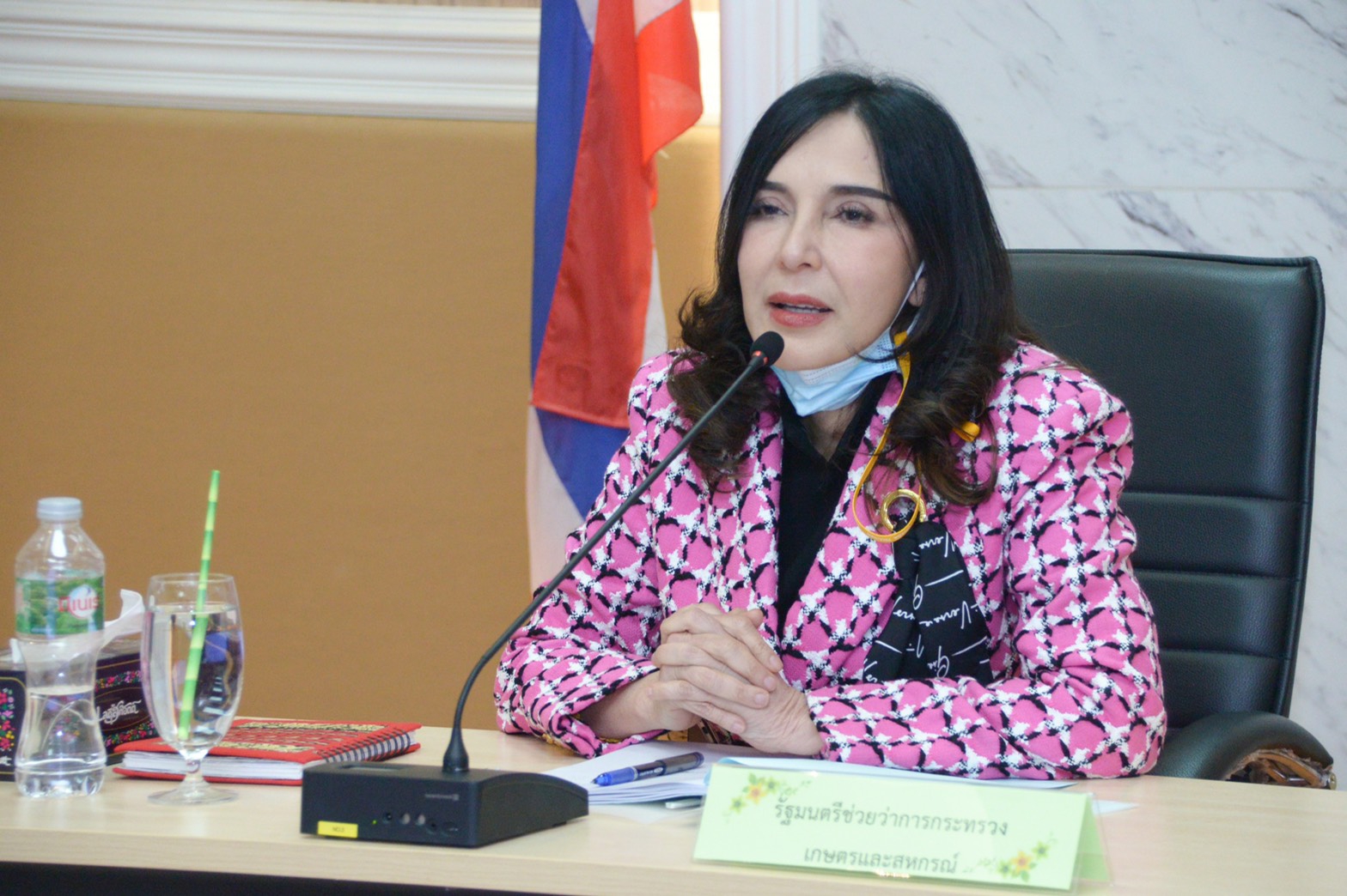 "รมช.มนัญญา ไทยเศรษฐ์" ประชุมคณะอนุกรรมการส่งเสริมพัฒนาอาชีพและการตลาด ครั้งที่ 1/2564