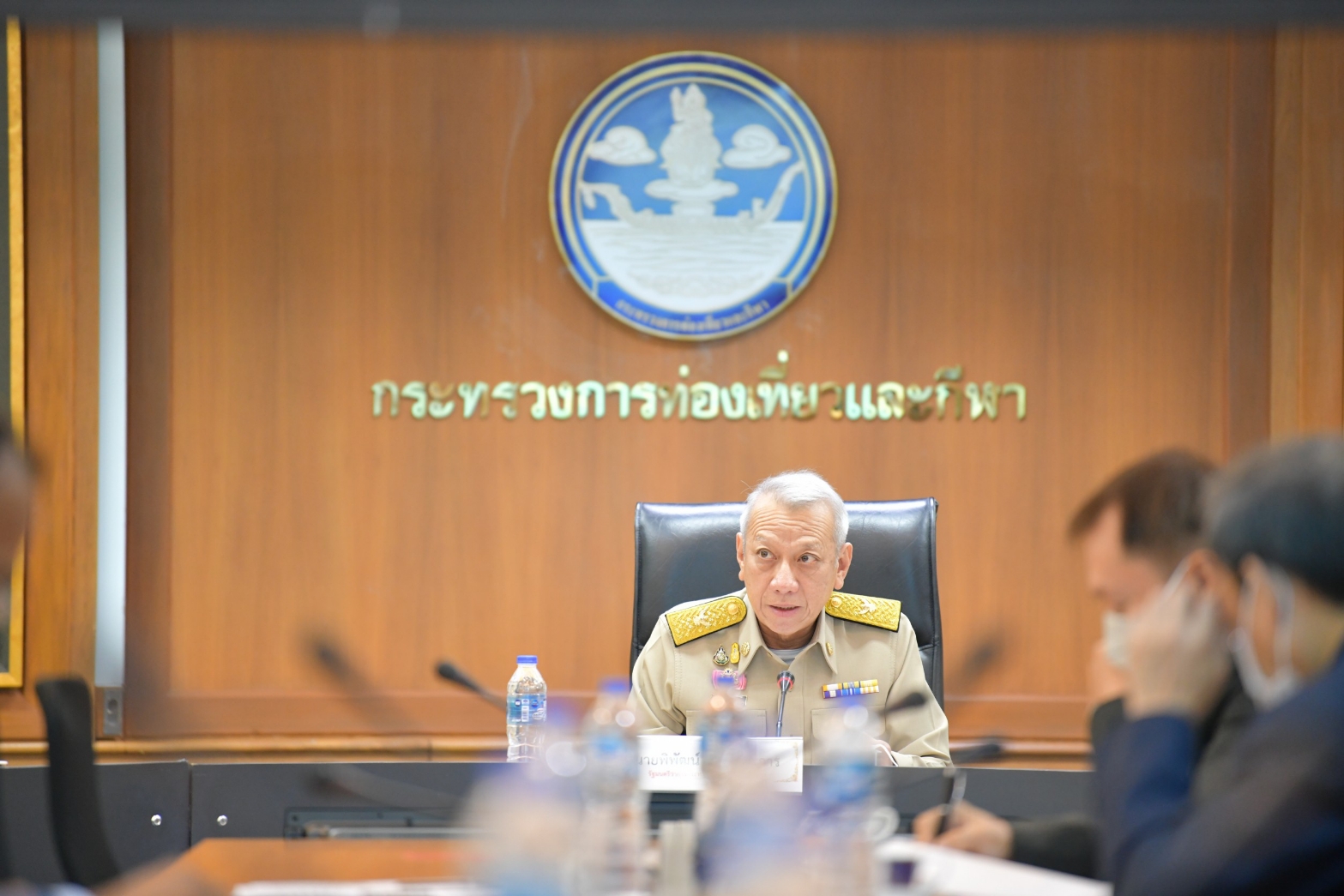 "รมว.พิพัฒน์ รัชกิจประการ" การประชุมคณะอนุกรรมการจัดทำและติดตามการดำเนินงานตามแผนพัฒนา การกีฬาแห่งชาติ ฉบับที่ 7 (พ.ศ. 2564 - 2570) ครั้งที่ 1/2564