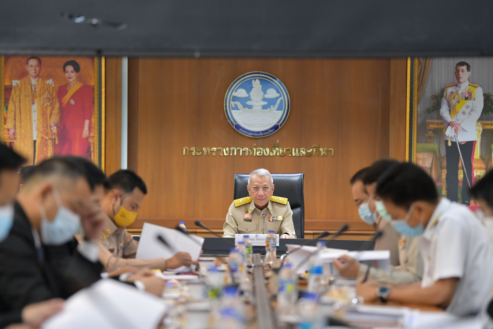 รมว.กก. พิพัฒน์​ รัช​กิจ​ประการ​​ เป็น​ประธาน​การประชุมผู้บริหาร​กระทรวงการ​ท่องเที่ยว​และ​กีฬา​ ครั้ง​ที่​ 2​/2564​