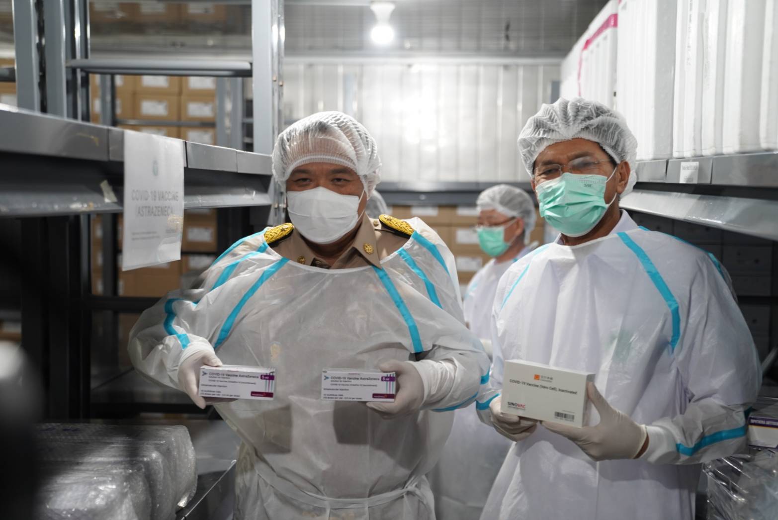 "อนุทิน" รับวัคซีนแอสตร้าฯ เข้าคลังกรมควบคุมโรค วางเป้าให้บริการครอบคลุมผู้สูงวัย