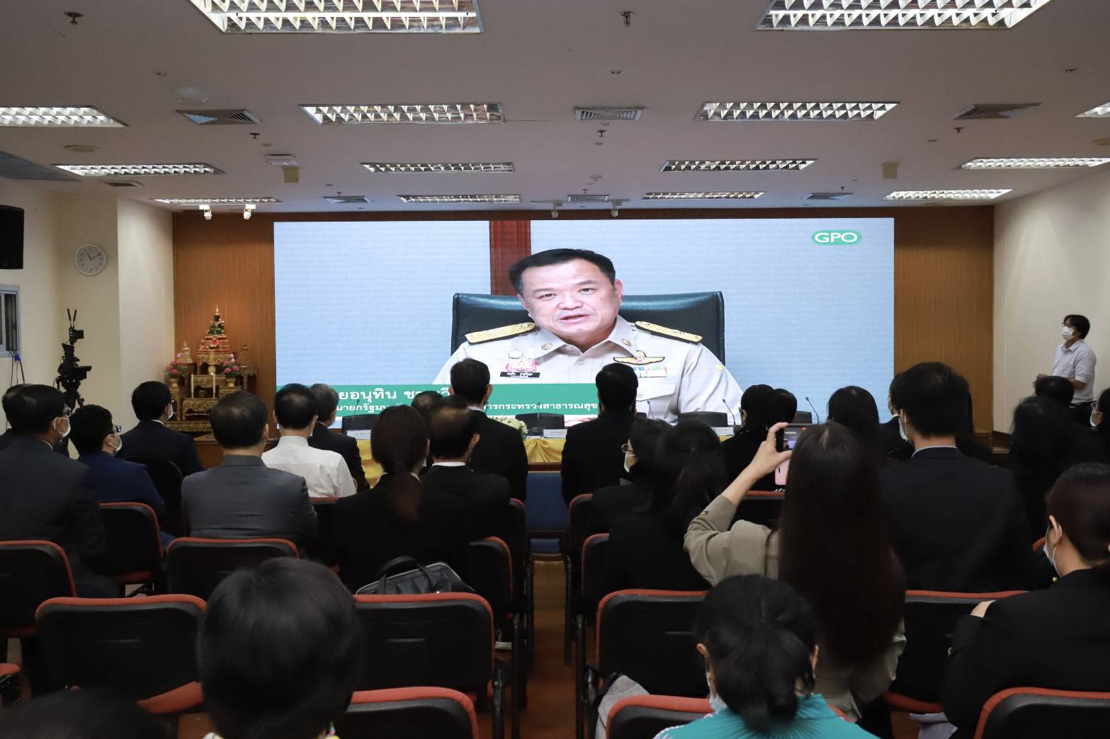 ต้องพึ่งพาตัวเอง ! "อนุทิน" ยินดี อภ.ทดลองวัคซีนโควิด 19 ในคน ครั้งแรกของไทย วางเป้าปี 65 ผลิตได้ 30 ล้านโดส