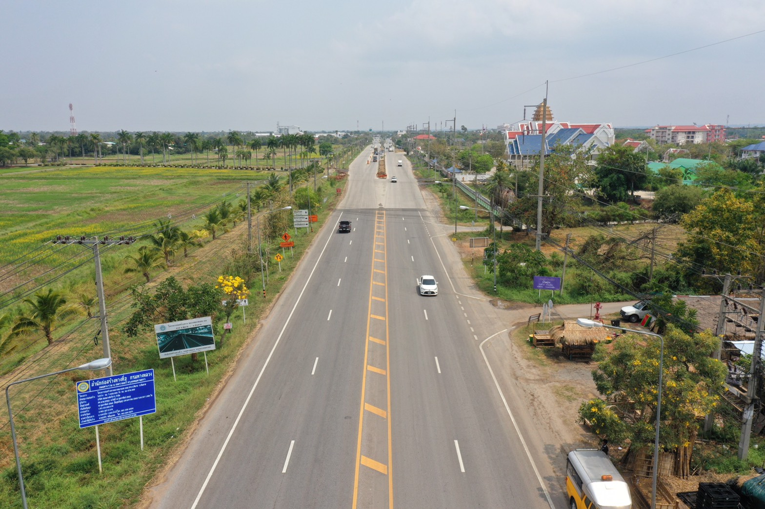 กรมทางหลวงขยายทางสาย อ.พิมาย – บ.หินดาด จ.นครราชสีมา คืบหน้ากว่า 80% คาดจะเสร็จปลายปี 2564 ช่วยส่งเสริมการท่องเที่ยวอุทยานประวัติศาสตร์พิมาย