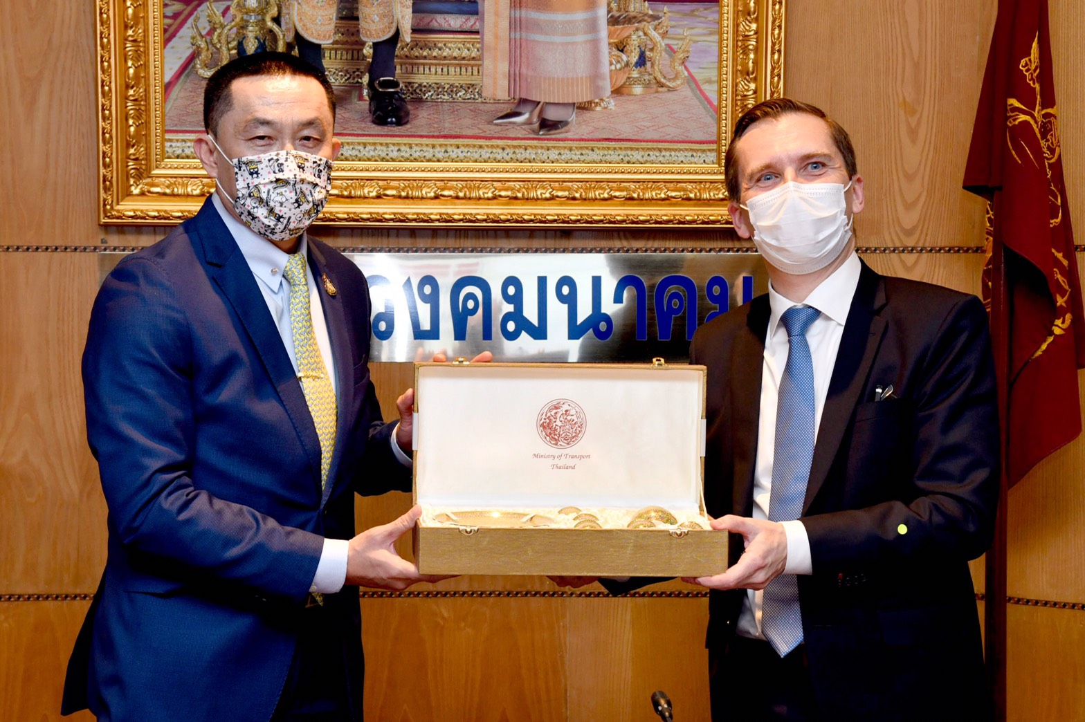 "ศักดิ์สยาม ชิดชอบ" รมว.คมนาคม ให้ เอกอัครราชทูตเดนมาร์กประจำประเทศไทย เข้าพบ