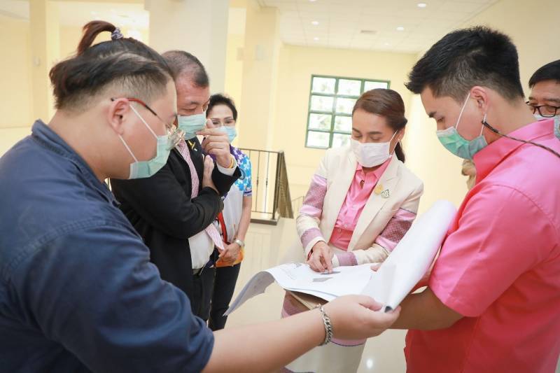 ครูโอ๊ะ ตรวจเยี่ยมสถานที่ประดิษฐานพระบรมราชานุสาวรีย์ ร.6 ณ อาคารเฉลิมพระเกียรติ 84 พรรษาฯ ถือเป็นการสมพระเกียรติ เพื่อน้อมรำลึกพระผู้พระราชทานกำเนิดลูกเสือไทย