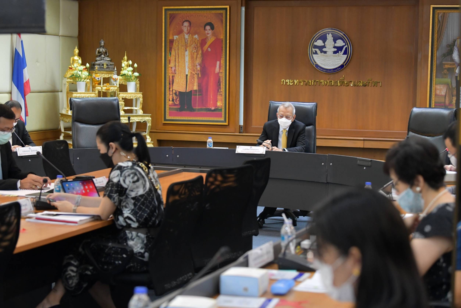 รมว.พิพัฒน์ รัชกิจประการ ร่วมการประชุมคณะกรรมการนโยบายการท่องเที่ยวแห่งชาติ ครั้งที่ 2/2564 