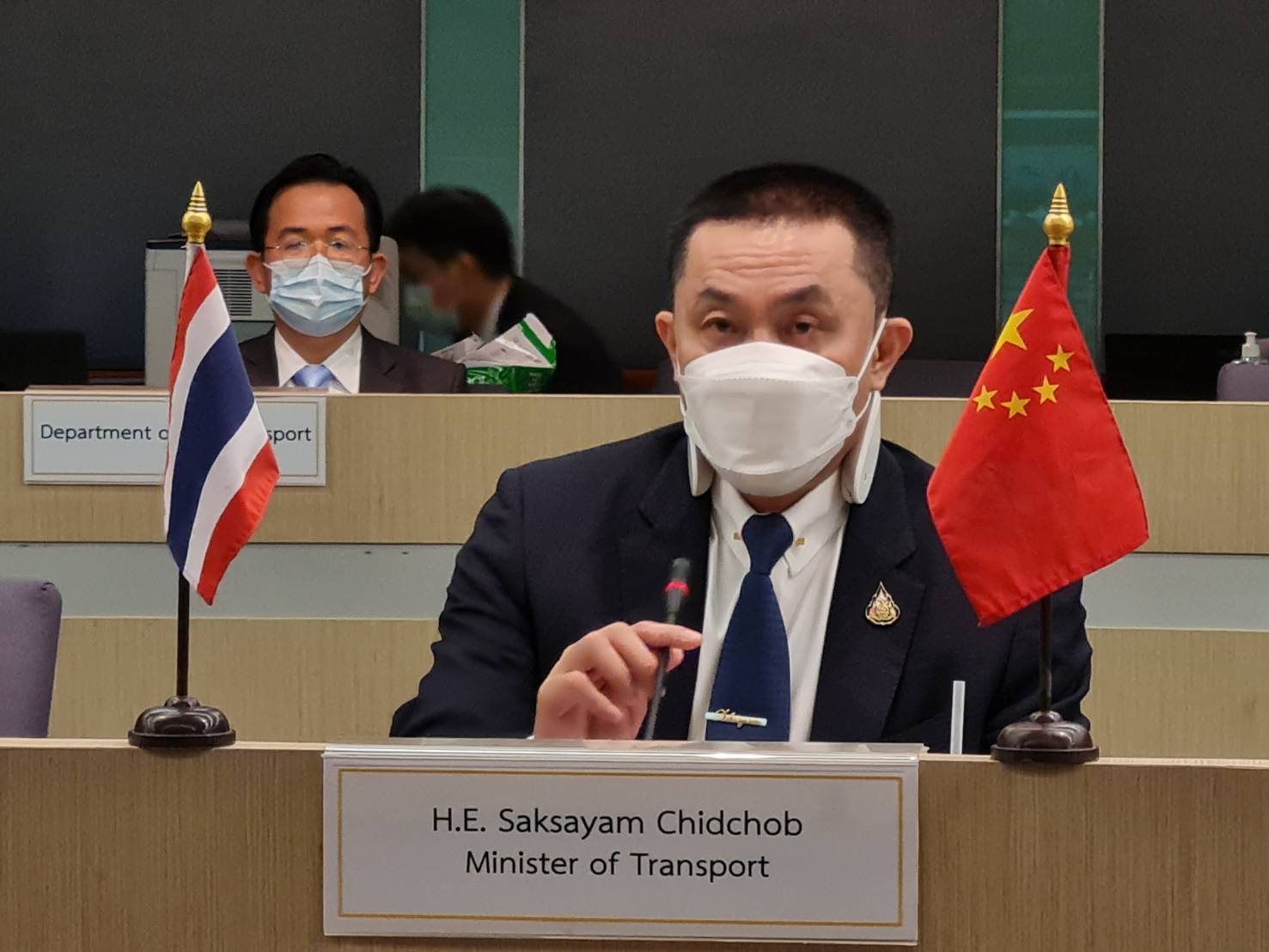 "ศักดิ์สยาม" ประชุมคณะกรรมการร่วมเพื่อความร่วมมือด้าน รถไฟระหว่างไทย - จีน ครั้งที่ 29 ตามนโยบายนายกรัฐมนตรี เพื่อส่งเสริมความเชื่อมโยงอนุภูมิภาคลุ่มน้ำโขง