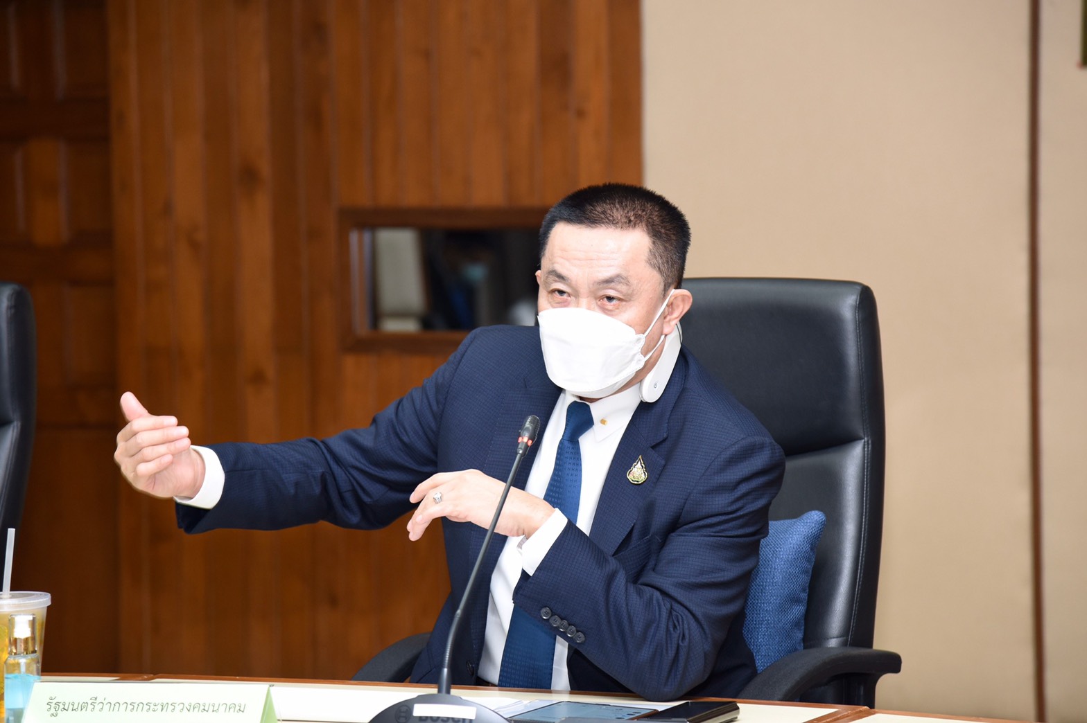 "ศักดิ์สยาม" ต้อนรับ อธิการบดี มธ. ปรึกษาหารือแนวทางพัฒนาพื้นที่ก่อสร้างรถไฟฟ้า ส่วนต่อขยายรถไฟชานเมือง สายสีแดงเข้ม ช่วงรังสิต - มหาวิทยาลัยธรรมศาสตร์ ศูนย์รังสิต