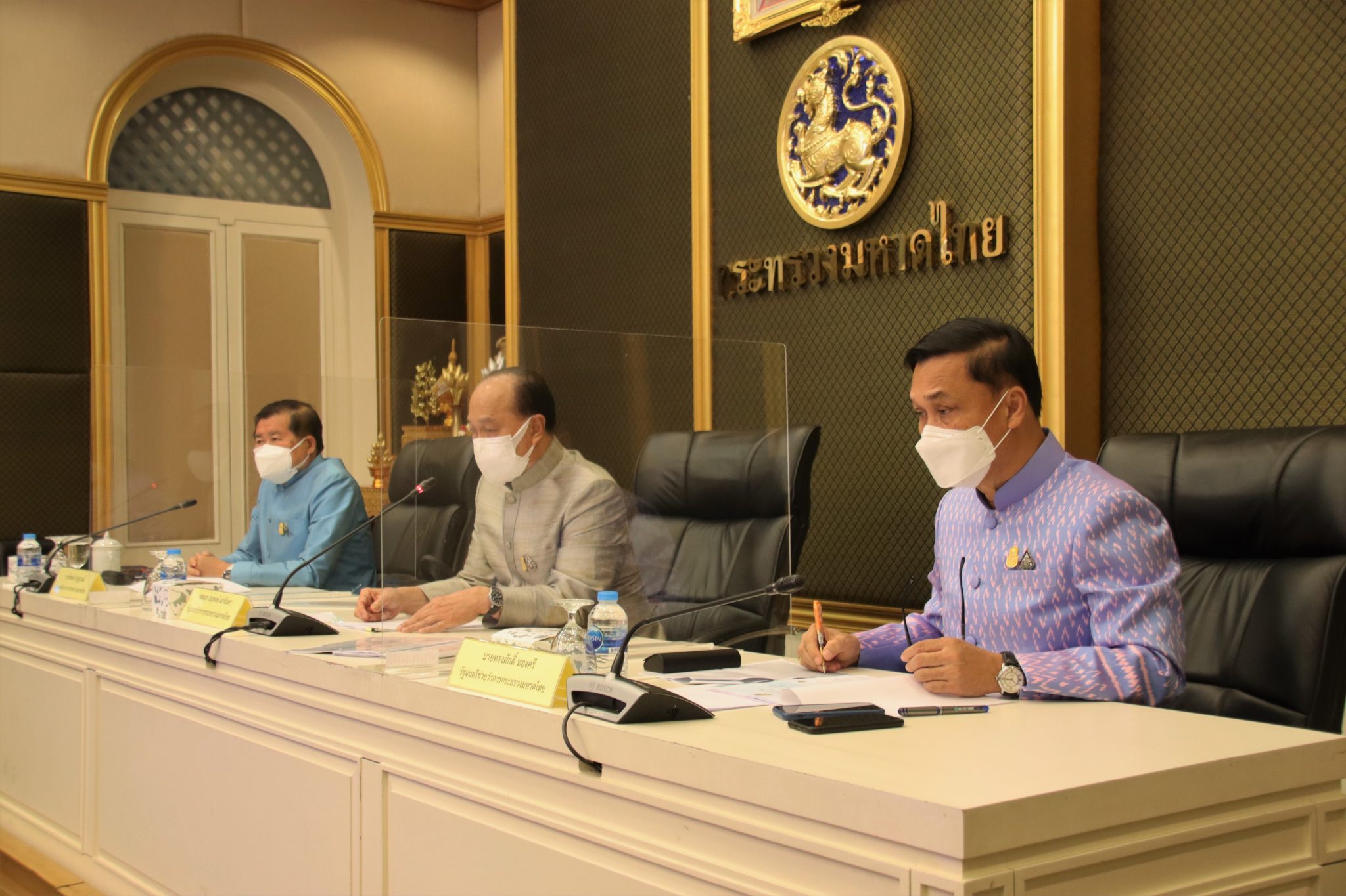 มท.2 ร่วมประชุมข้อราชการสำคัญของกระทรวงมหาดไทย ผ่านระบบ VCS - พรรคภูมิใจไทย  : พูดแล้วทำ