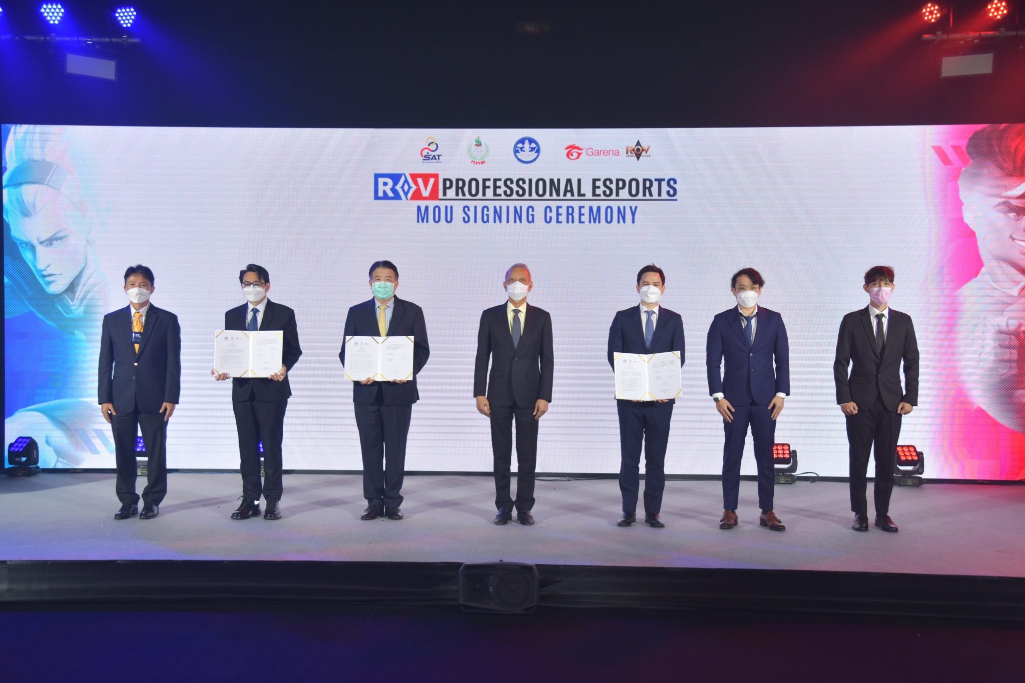 การีนา (ประเทศไทย) - กระทรวงการท่องเที่ยวและกีฬา - การกีฬาแห่งประเทศไทย ผนึกกำลัง ร่วมลงนาม MOU ส่งเสริมศักยภาพอุตสาหกรรมกีฬาอีสปอร์ตไทยครั้งยิ่งใหญ่