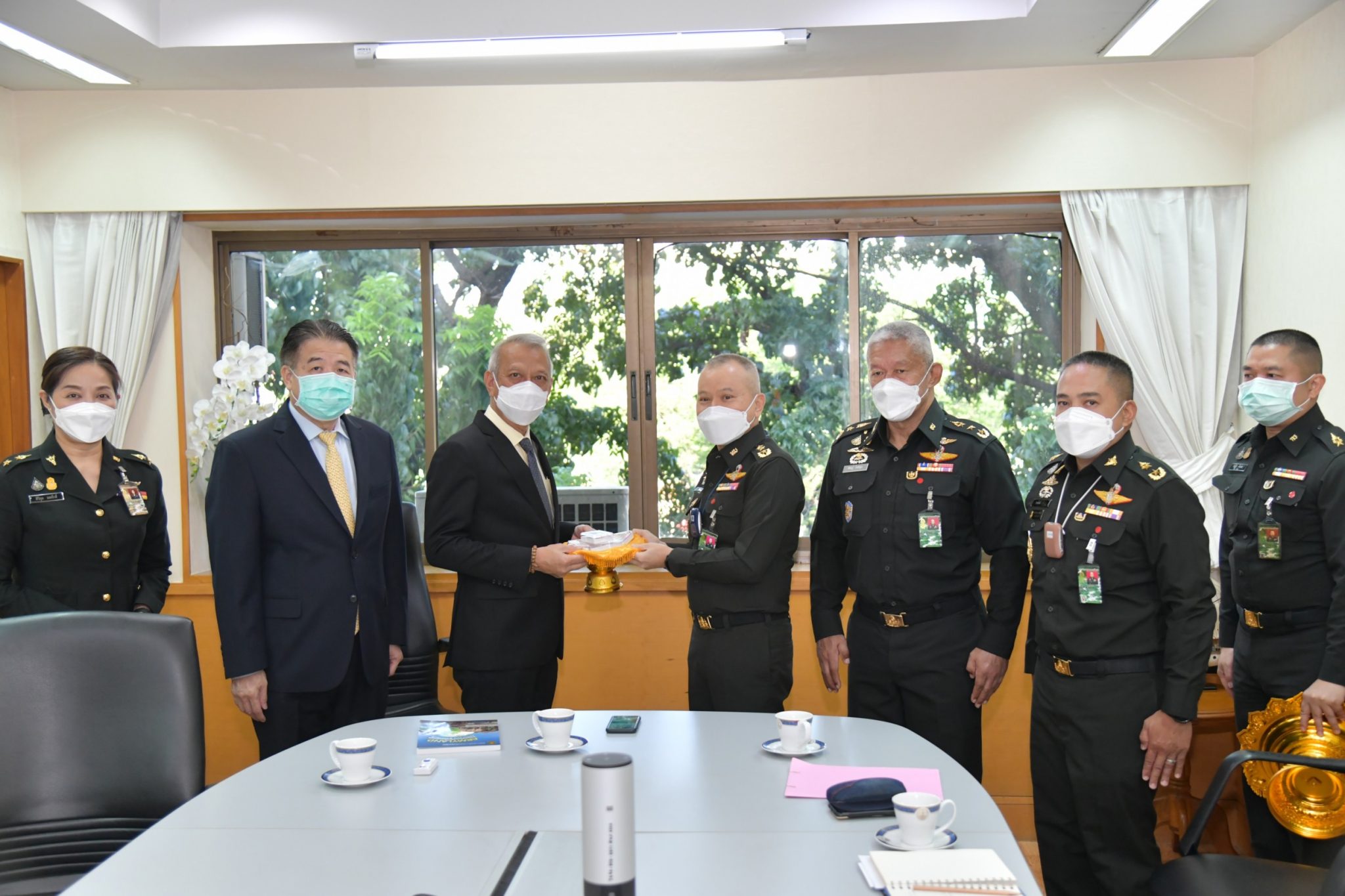 รมว.กก. ให้ ผอ.สำนักงานส่งเสริมการท่องเที่ยวกองทัพบก และคณะเจ้าหน้าที่ เข้าพบ​เพื่อ​เยี่ยม​คารวะ​ เเละหารือถึงแนวทางการส่งเสริมการท่องเที่ยว​ในเขตทหาร