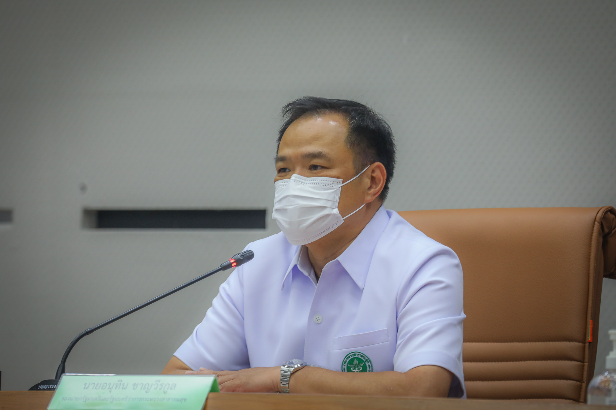 “อนุทิน” ไม่ขัด ตั้ง ศบค.จังหวัดชายแดนใต้ หวังบูรณาการทุกหน่วยงานสกัดโรค