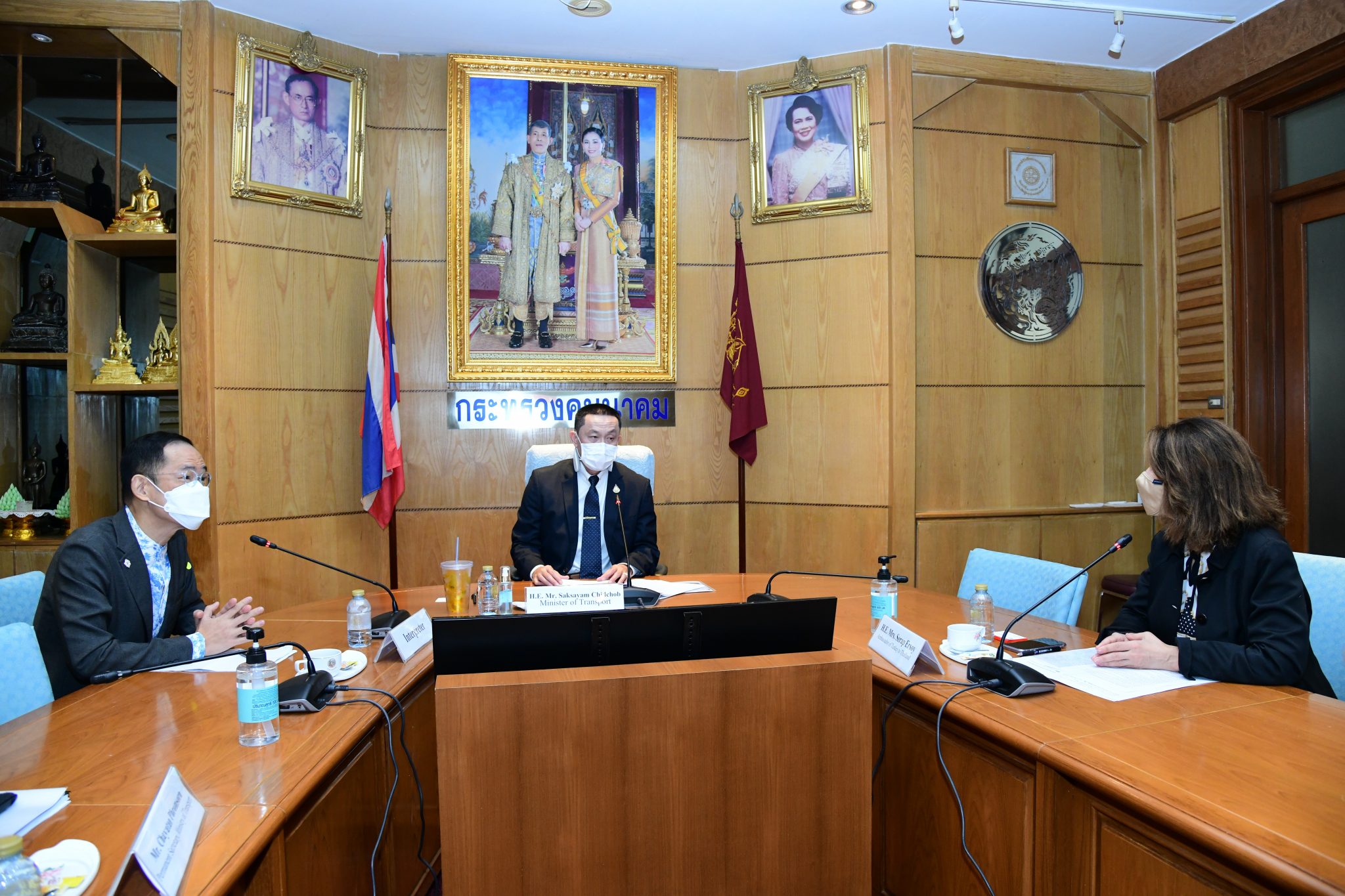 “ศักดิ์สยาม” ให้เอกอัครราชทูตสาธารณรัฐตุรกีประจำประเทศไทยเข้าเยี่ยมคารวะ และหารือความร่วมมือด้านการคมนาคมขนส่งระหว่างไทย - ตุรกี