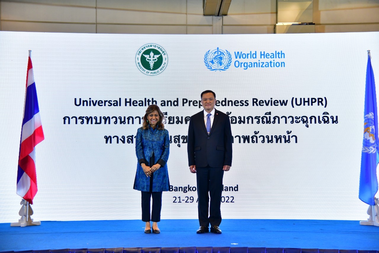 WHO ชมไทย มีความพร้อมแก้โควิด ยกเป็นประเทศต้นแบบ “อนุทิน” ย้ำ เป้าบริหาร ต้องคุมโรค และเร่งฟื้นเศรษฐกิจ คู่กัน