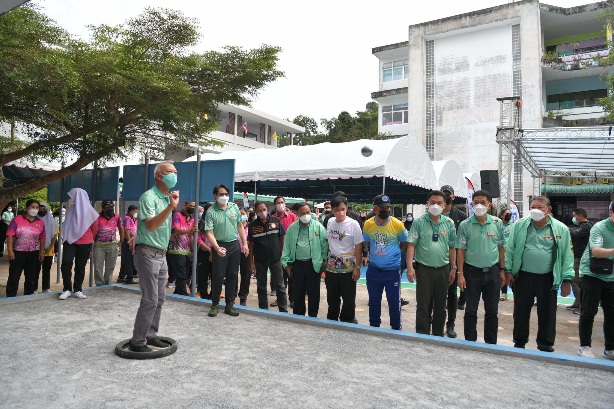 รมต.พิพัฒน์ เปิดกิจกรรม CSR กกท. “1 โรงเรียน 1 ลานกีฬา”  ที่จังหวัดยะลา