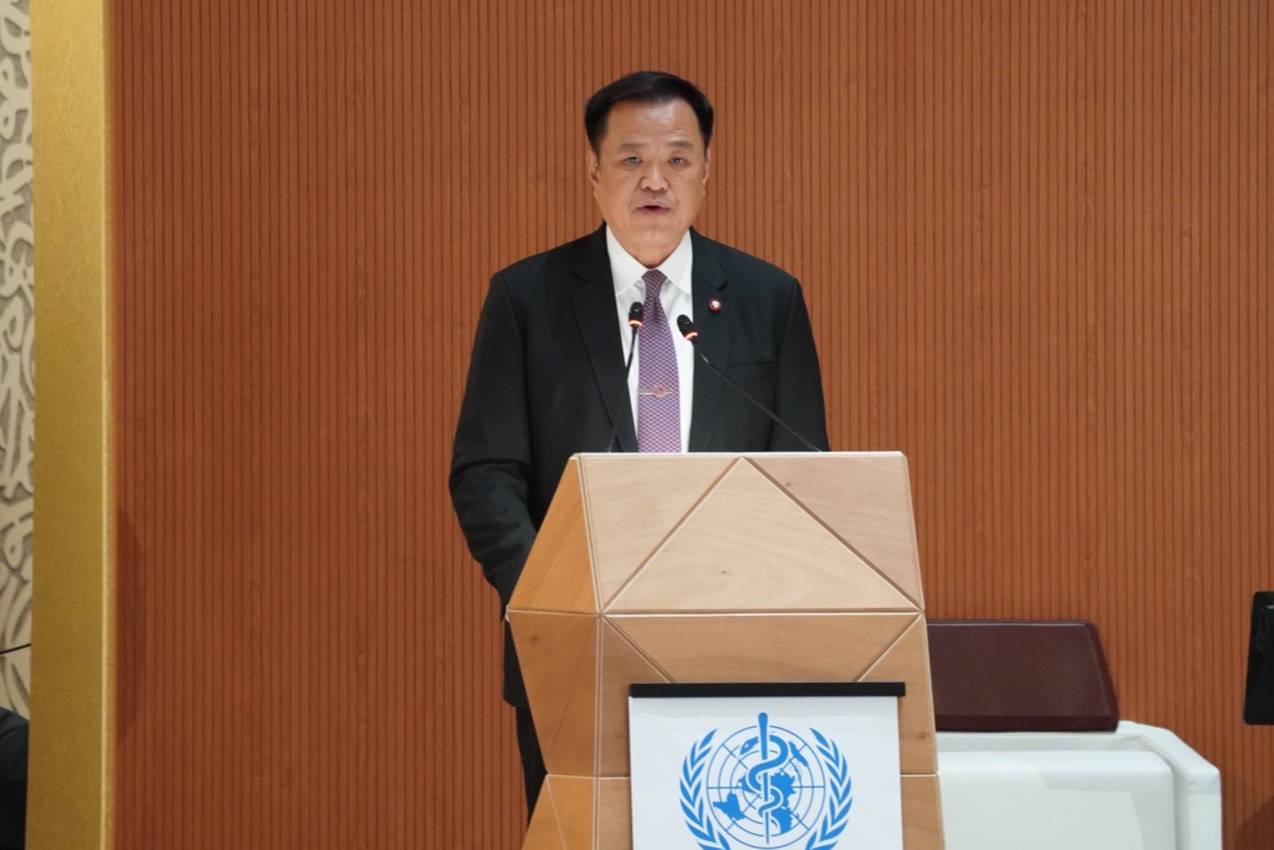 สุขภาพเพื่อสันติภาพ ! “อนุทิน” ประชุม “สมัชชาอนามัยโลก” หนุนการสร้างความเท่าเทียมด้านสาธารณสุข ขอนานาชาติ ดูแลสุขภาพประชาชนในพื้นที่สงคราม