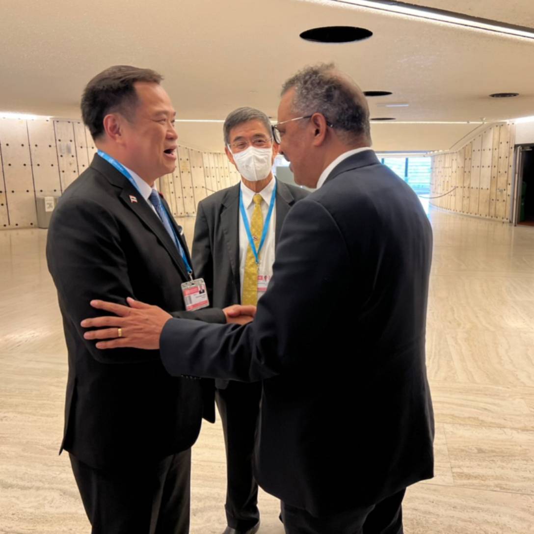 “อนุทิน” ยินดี “ดร.เท็ดรอส” ประเทศสมาชิกวางใจ เลือกเป็น ผอ.WHO สมัย 2 พร้อมฝากความหวัง เร่ง ทั่วโลกฉีดวัคซีนโควิด-19 – สร้างระบบหลักประกันด้านสุขภาพ ระดับนานาชาติ