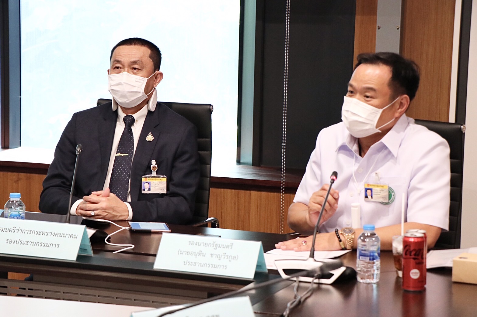 อนุทิน-ศักดิ์สยาม ประชุมคณะกรรมการพิจารณาแนวทางการเพิ่มขีดความสามารถของอาคารผู้โดยสารท่าอากาศยานสุวรรณภูมิ ติดตามผลการดำเนินงานการพัฒนาท่าอากาศยานสุวรรณภูมิ ของบริษัท ท่าอากาศยานไทย จำกัด (มหาชน)