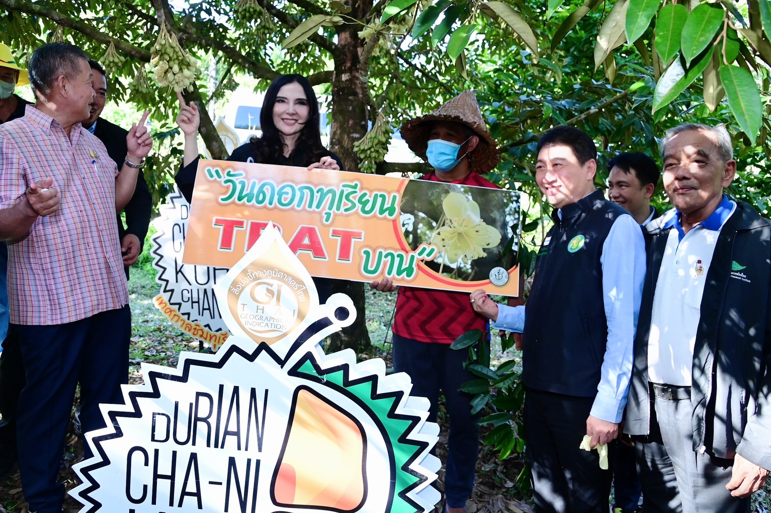 รมช.มนัญญา ตรวจเยี่ยมสหกรณ์การเกษตรเกาะช้าง พร้อมชื่นชมทุเรียนชะนีอินทรีย์เกาะช้าง คุณภาพเยี่ยม รสชาติอร่อย