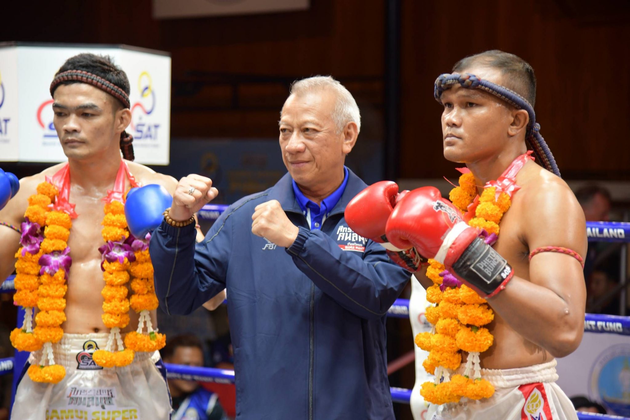 รมว.พิพัฒน์ ร่วมชมการแข่งขันกีฬามวยไทย ในศึก SAT SAMUI SUPER FIGHT Supported by NSDF (ศึกรวมพลคนสมุย)
