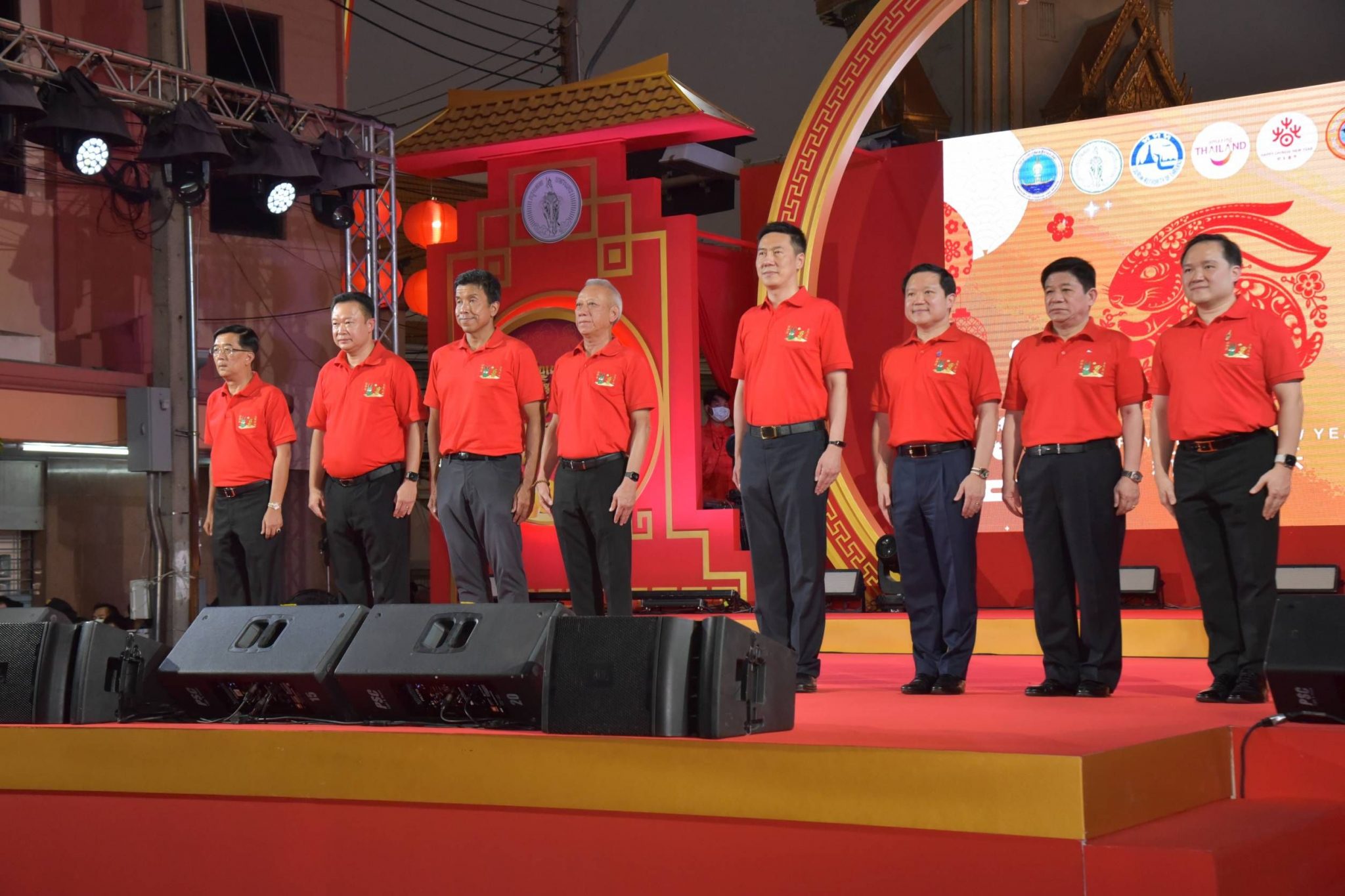 รมว.กก.พิพัฒน์ รัชกิจประการ ร่วมพิธีกล่าวคำอวยพรเทศกาลตรุษจีนเยาวราช