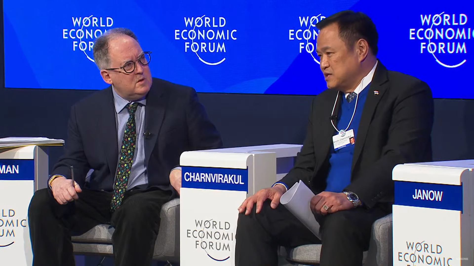 “อนุทิน” โชว์วิชั่นงาน World Economic Forum ชูจุดแข็งอาเซียน โดดเด่นน่าลงทุน ยกไทยเป็นศูนย์กลางด้านสุขภาพ การคมนาคมระดับภูมิภาค