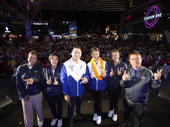 ภูมิใจไทย บุกปราศรัยกรุงเทพฯ คนแน่น สเตเดี่ยมวัน ปทุมวัน "ดร.ส้ม พัชรินทร์" ลั่น กล้ามาขออาสาเป็น ส.ส. อีกสมัย เพราะมีผลงาน ยกกฎหมายฉีดไข่ฝ่อ คือความสำเร็จของส.ส.สมัยแรก