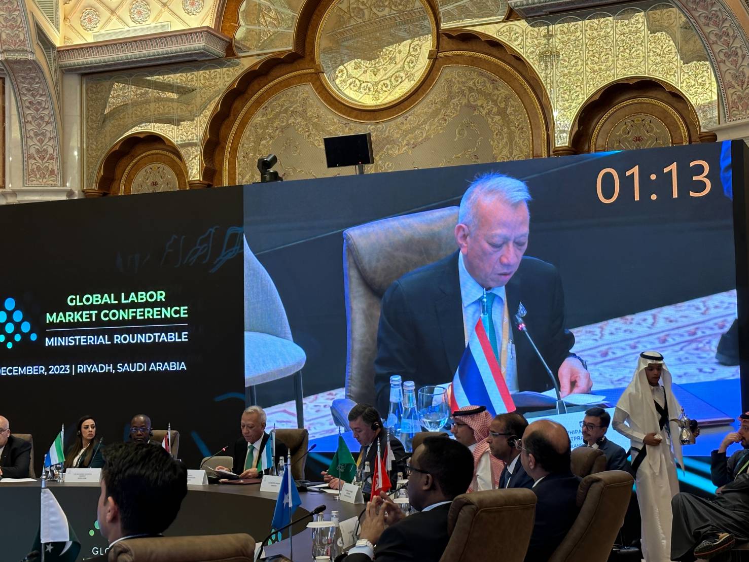 รมว.แรงงาน “พิพัฒน์” เยือนซาอุฯ ประชุมรัฐมนตรี 20 ประเทศ ตอกย้ำ บทบาทแรงงานไทย ขับเคลื่อนเศรษฐกิจในตลาดแรงงานโลก