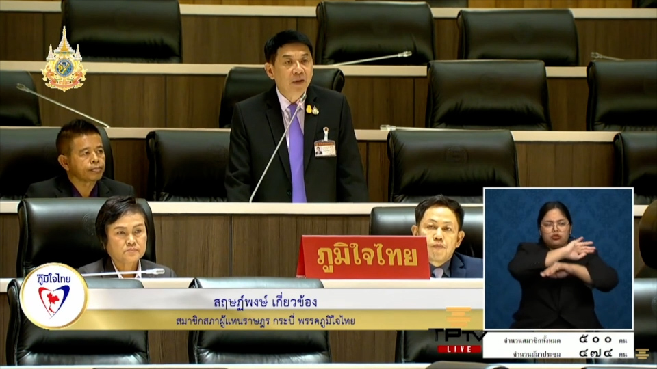 "สฤษฏ์พงษ์" สนับสนุน ตั้งกมธ.หาทางออก ใช้ประโยชน์ในพื้นที่เขตป่าสงวน แก้ปัญหา น้ำ ไฟ ถนน ให้ประชาชน