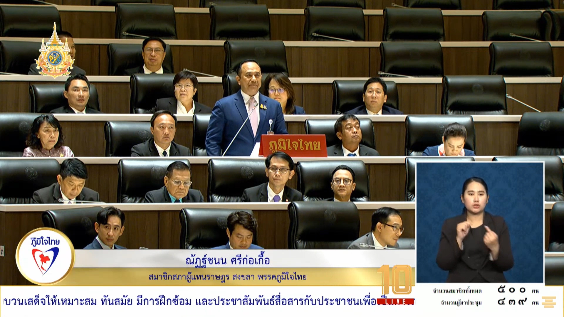 “ณัฏฐ์ชนน ” หนุนญัตติบังคับใช้กฎหมาย จัดการกลุ่ม “ป่วน”ขบวนเสด็จฯ ชี้ พ่อ-แม่-ครูบาอาจารย์ สอนมาดี ให้เคารพผู้ใหญ่ มีมารยาท รู้จักรัก ชาติ ศาสนา และพระมหากษัตริย์