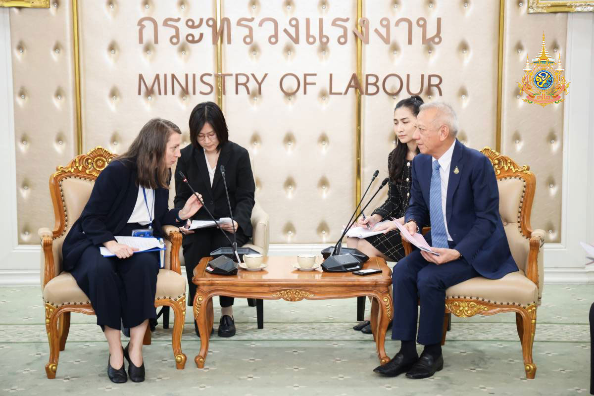 "พิพัฒน์" รมว.แรงงาน ถก IOM ย้ำ ความเท่าเทียมแรงงาน ฝากดันแรงงานทักษะไทยส่งออกตลาดต่างประเทศ