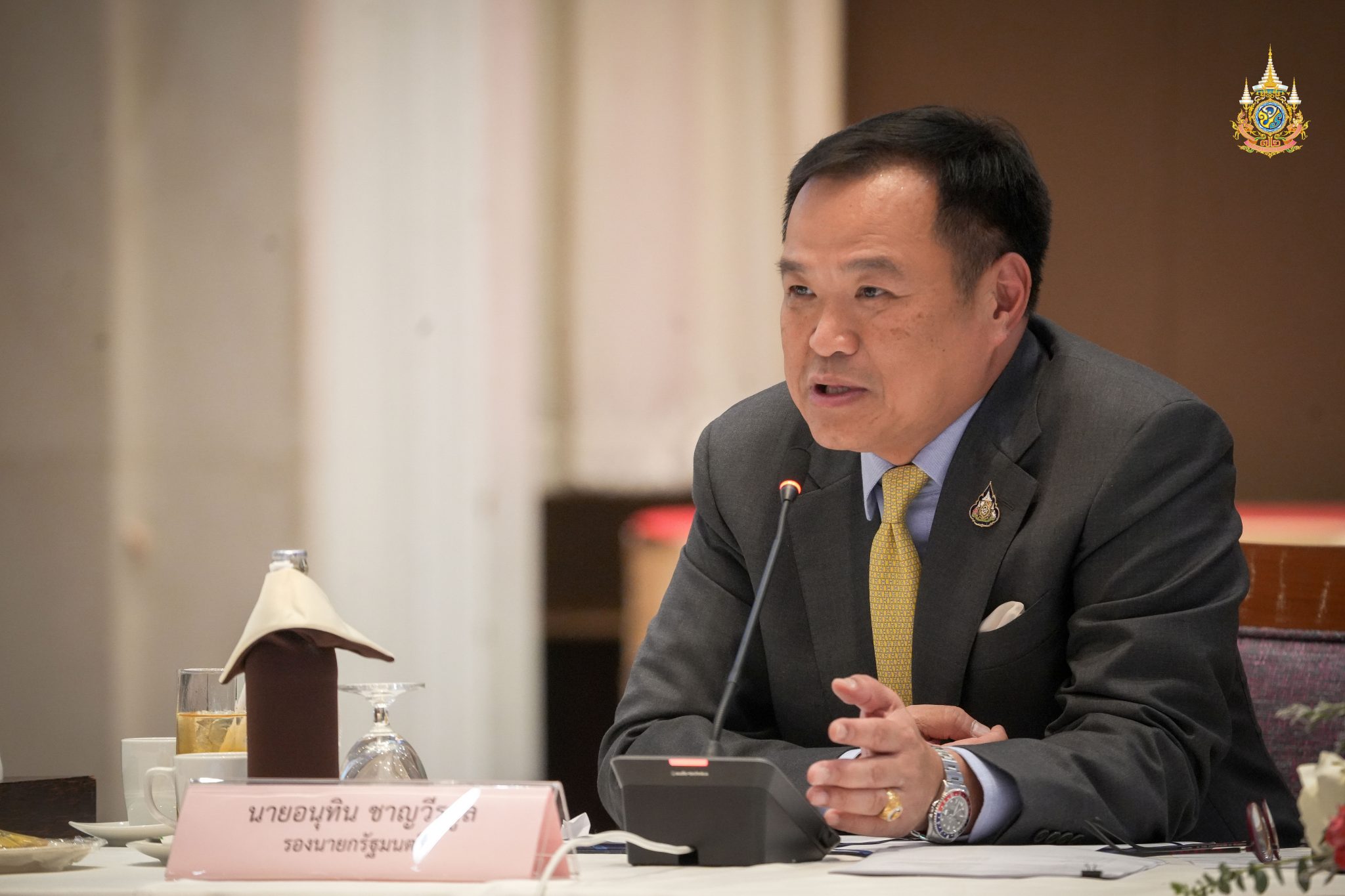 "อนุทิน" ตั้งรับดิจิทัลวอลเล็ต ย้ำมหาดไทย ส่งเสริมโอกาส-ระวังภัยมิจฉาชีพ