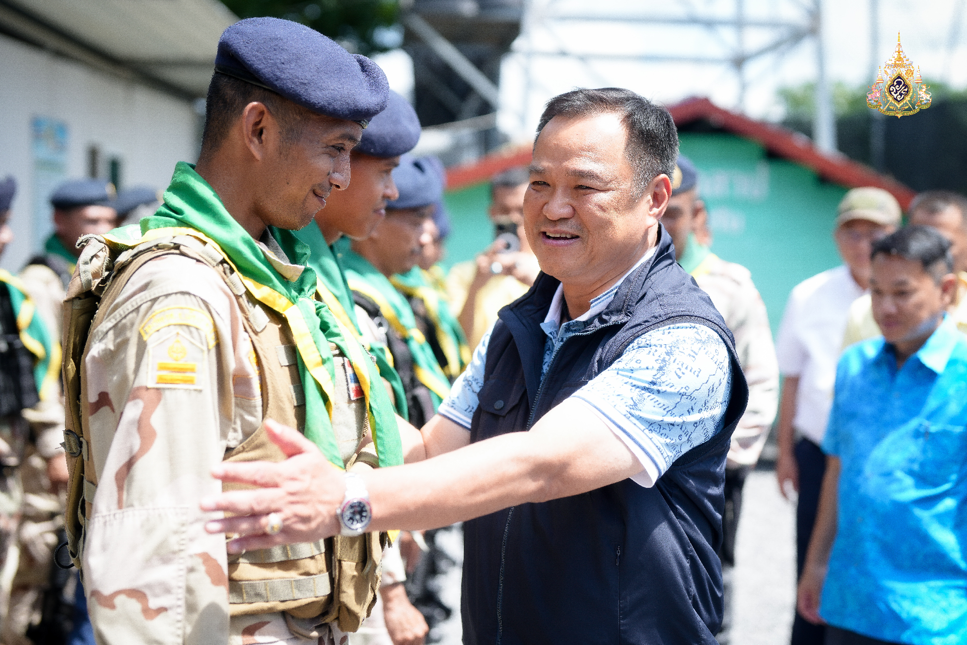 “อนุทิน” ลงพื้นที่ “ยะลา” รุดให้กำลังใจ ทหาร อส.