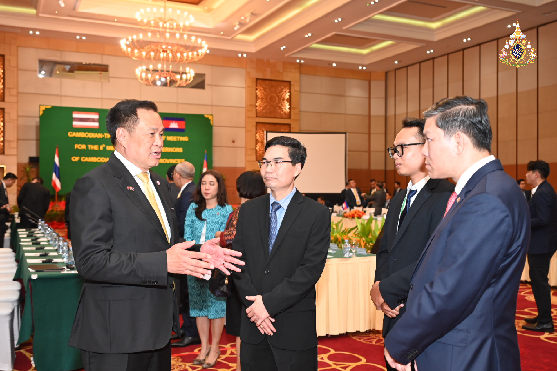 อนุทิน พบปะ เจ้าหน้าที่อาวุโส ไทย - กัมพูชา